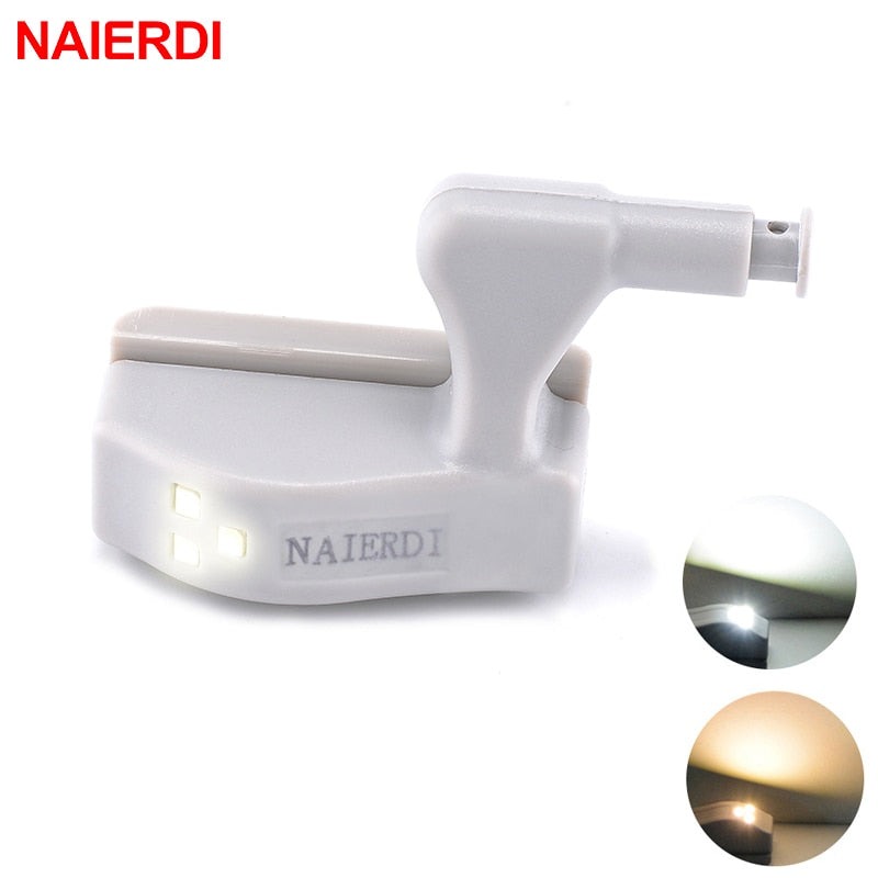 NAIERDI - Under Cabinet Hinge LED Sensor Light Universal